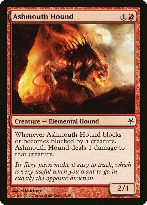 Ashmouth Hound Card Front