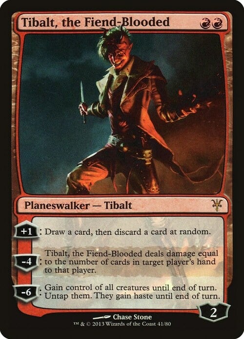 Tibalt dal Sangue Demoniaco Card Front