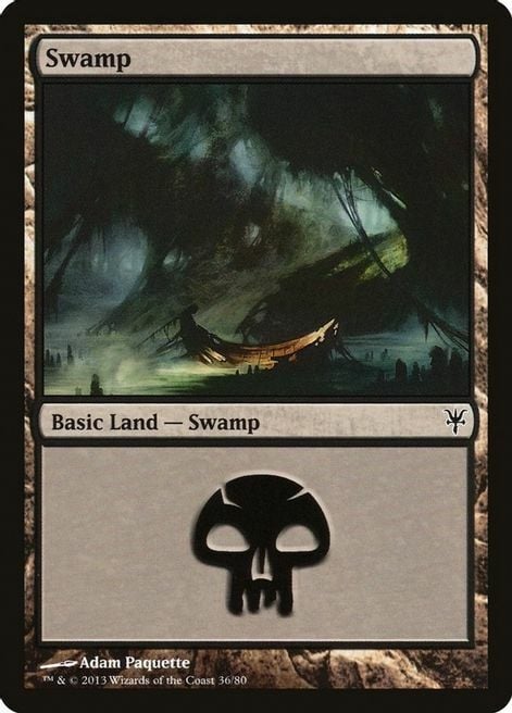 Swamp Card Front