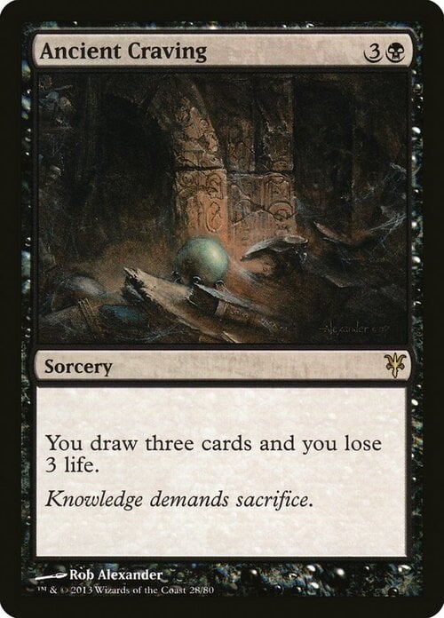 Ancient Craving Card Front