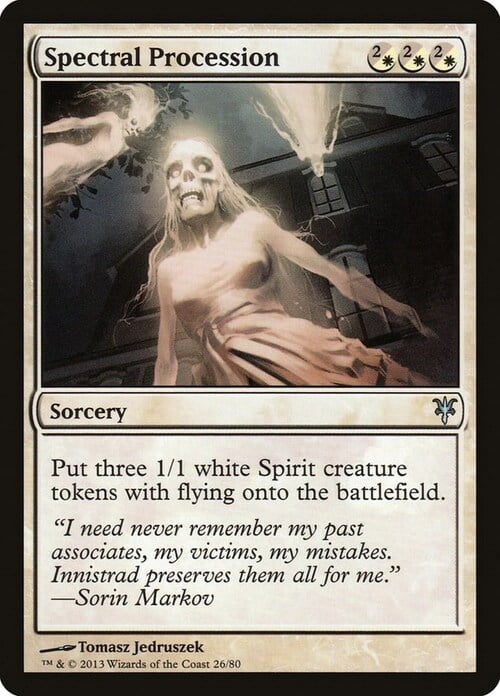 Spectral Procession Card Front