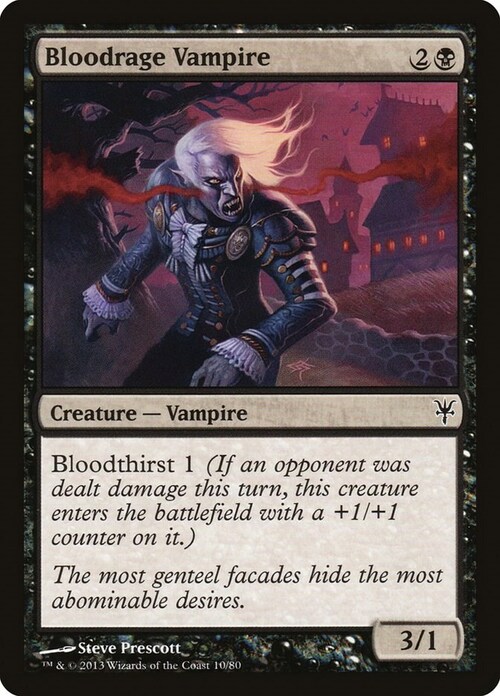 Bloodrage Vampire Card Front