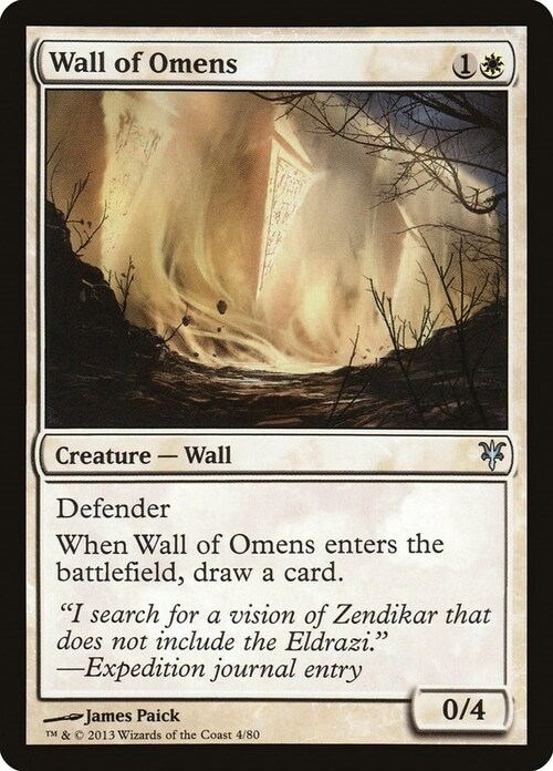 Wall of Omens Card Front