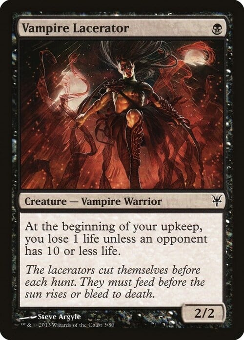 Vampire Lacerator Card Front