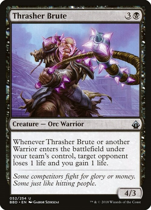 Thrasher Brute Card Front