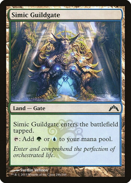Simic Guildgate Card Front