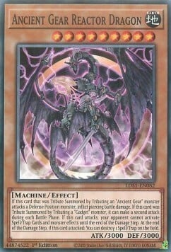 Ancient Gear Reactor Dragon Card Front