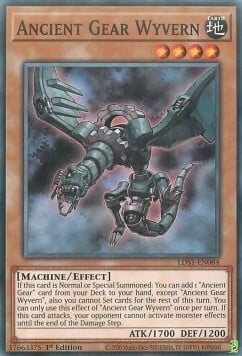 Ancient Gear Wyvern Card Front