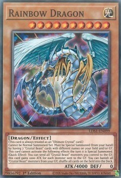 Rainbow Dragon Card Front