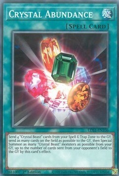 Abbondanza di Cristalli Card Front