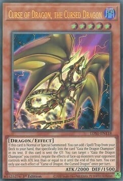 Curse of Dragon, the Cursed Dragon Card Front