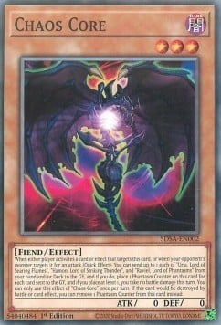 Chaos Core Card Front