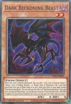 Dark Beckoning Beast Card Front