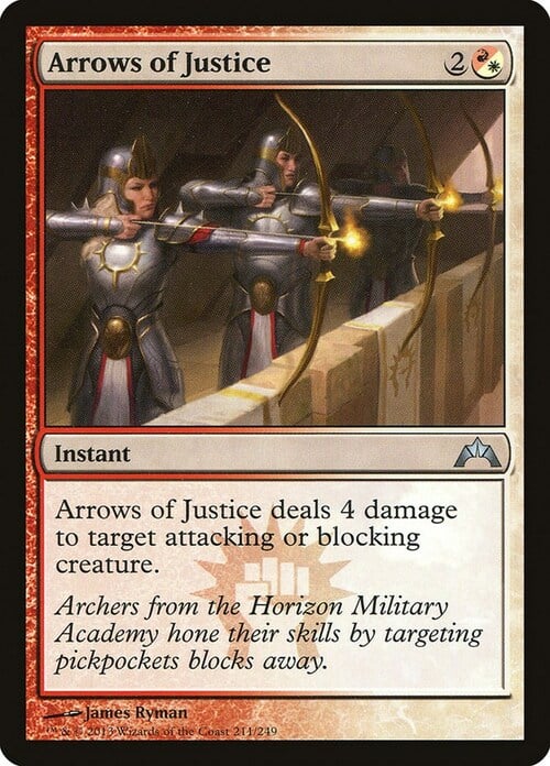 Arrows of Justice Card Front