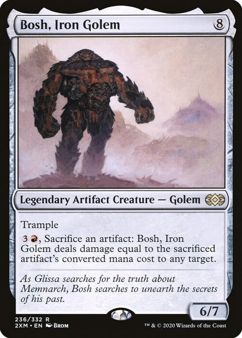Bosh, Iron Golem Card Front