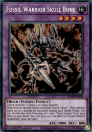 Fossil Warrior Skull Bone · Secret Rare 008sec