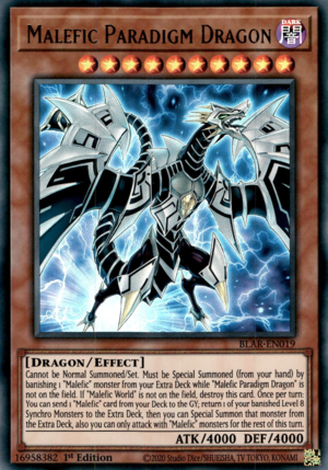 Malefic Paradigm Dragon Card Front