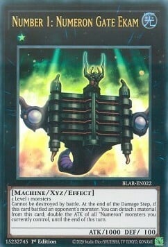 Number 1: Numeron Gate Ekam Card Front