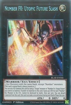 Number F0: Utopic Future Slash Card Front