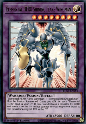Elemental Hero Shining Flare Wingman Card Front