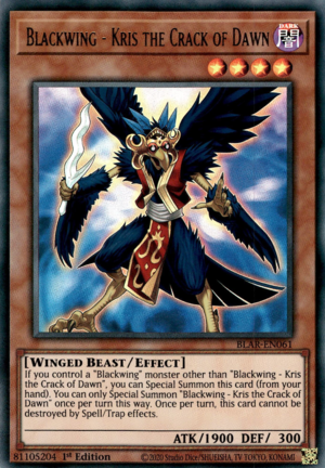 Blackwing - Kris the Crack of Dawn Card Front