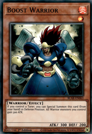 Boost Warrior Card Front