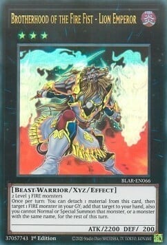 Brotherhood of the Fire Fist - Lion Emperor Card Front