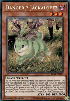 Danger!? Jackalope? Card Front