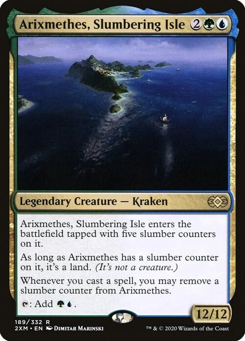 Arixmethes, Slumbering Isle Card Front