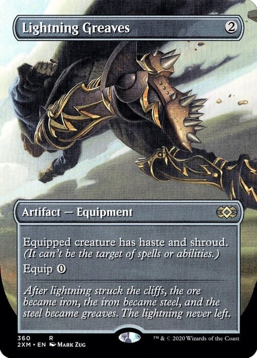 Lightning Greaves Card Front