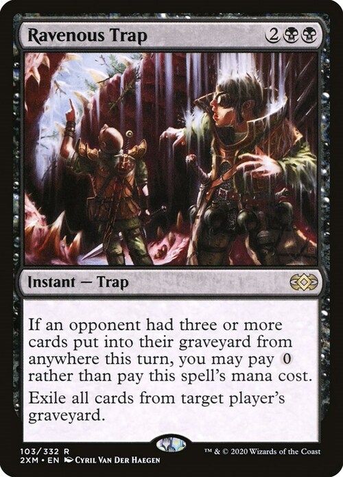 Ravenous Trap Card Front