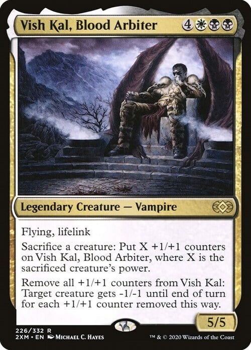Vish Kal, Blood Arbiter Card Front