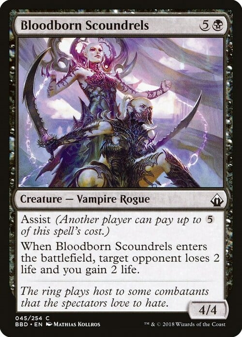 Bloodborn Scoundrels Card Front