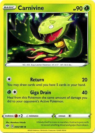 Carnivine Card Front