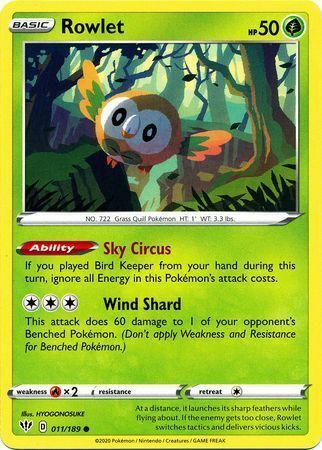 Rowlet Card Front