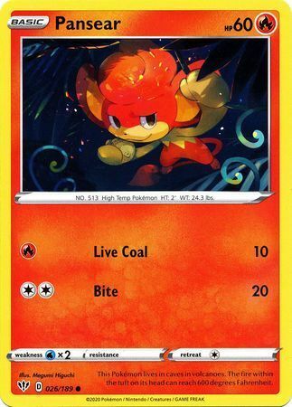 Pansear [Live Coal | Bite] Card Front