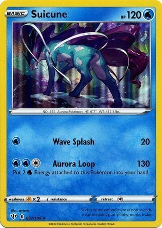 Suicune [Wave Splash | Aurora Loop] Card Front