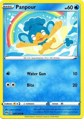 Panpour [Water Gun | Bite] Card Front