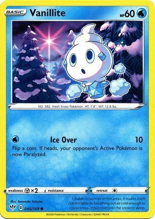 Vanillite [Ice Over] Card Front