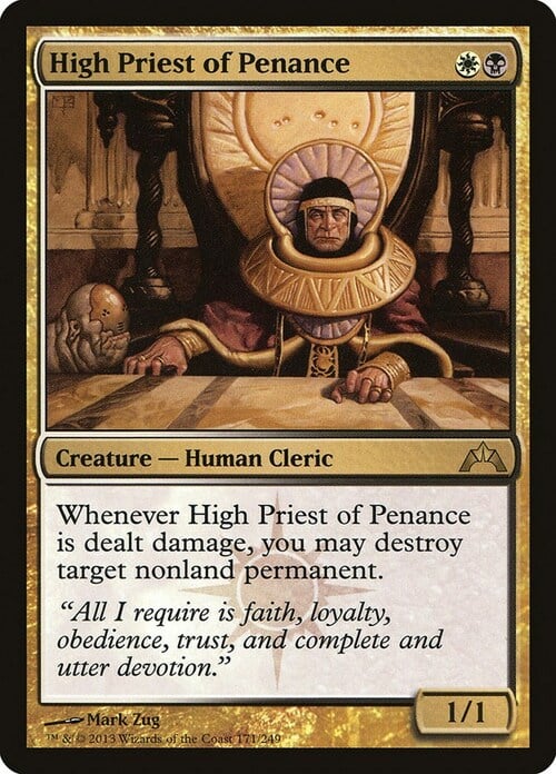 High Priest of Penance Card Front