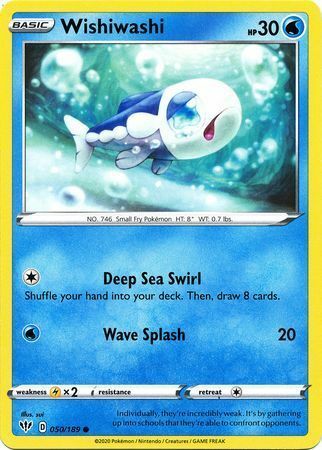 Wishiwashi [Deep Sea Swirl | Wave Splash] Card Front