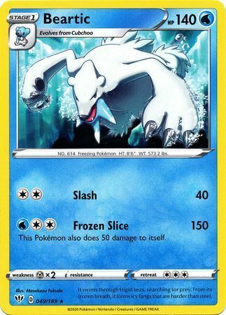 Beartic [Slash | Frozen Slice] Card Front