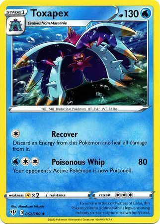 Toxapex [Recover | Poisonous Whip] Card Front
