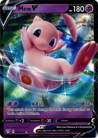 Mew V [X Ball] Card Front