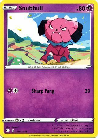 Snubbull [Sharp Fang] Card Front