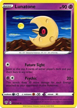 Lunatone [Future Sight | Psychic] Card Front