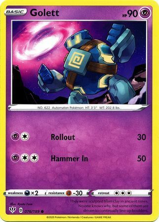 Golett [Rollout | Hammer In] Card Front