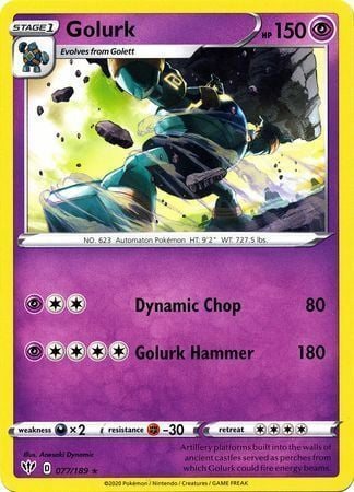 Golurk [Dynamic Chop | Golurk Hammer] Card Front