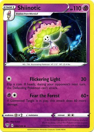 Shiinotic [Flickering Light | Fear the Forest] Card Front