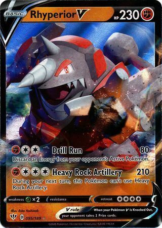 Rhyperior V Card Front